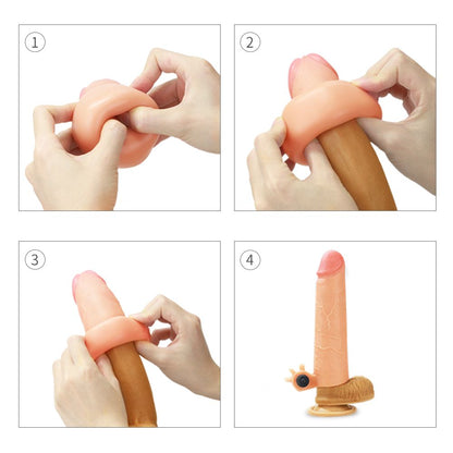 Guaina e Prolunga Pene Nature Vibe 19 cm