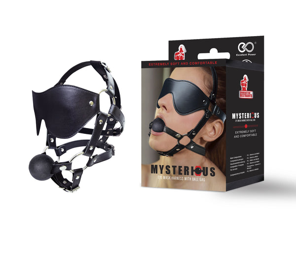 Ball Gag e Maschera Bondage Mysterious