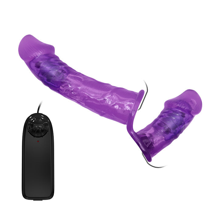 Strap-on Vibrante Ultra Passionate Dual Vibration 17,5 cm