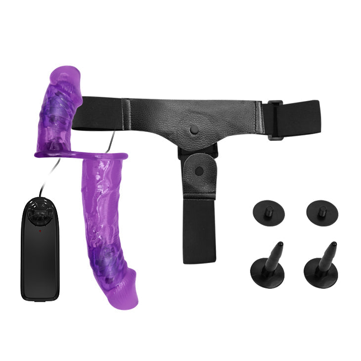 Strap-on Vibrante Ultra Passionate Dual Vibration 17,5 cm
