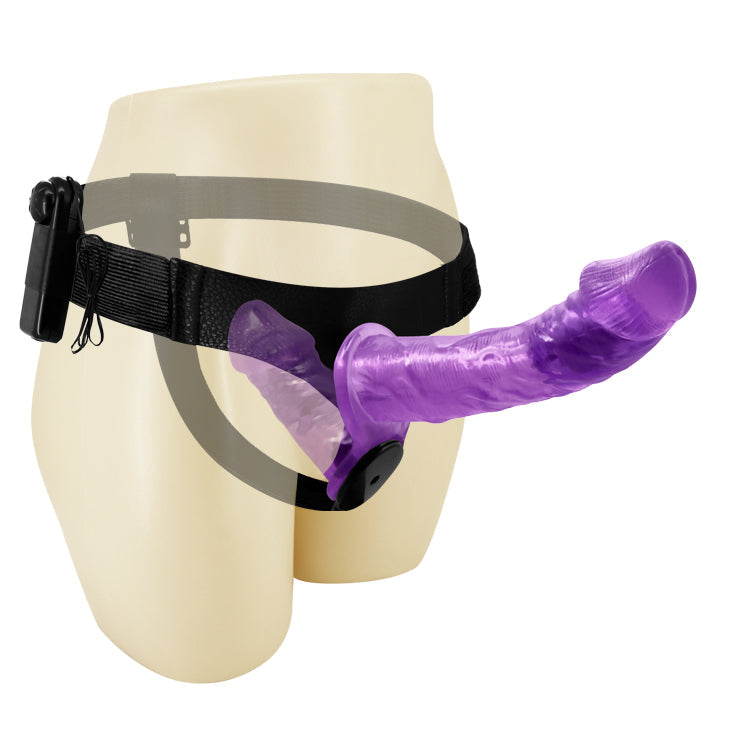 Strap-on Vibrante Ultra Passionate Dual Vibration 17,5 cm